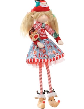Ornamento navideño Duende Queca Designs Little Elfy