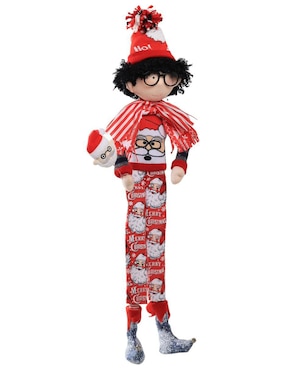 Ornamento navideño Duende Queca Designs Little Elfy