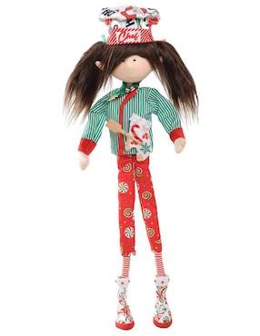 Ornamento navideño Duende Queca Designs Little Elfy