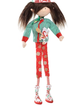 Ornamento navideño Duende Queca Designs Little Elfy