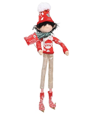 Ornamento navideño Duende Queca Designs Little Elfy