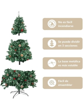 Árbol de navidad Cm-top con 300 luces