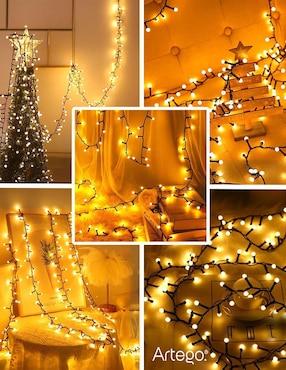 Serie funciones led Artego Luces navidad Snow ball con 300 focos