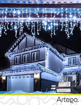 Serie funciones led Artego navidad cascada con 192 focos