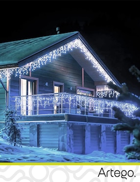 Serie funciones led Artego navidad cascada con 192 focos