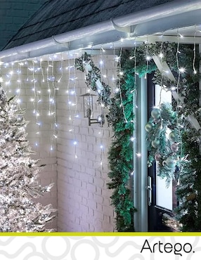 Serie funciones led Artego navidad cascada con 192 focos
