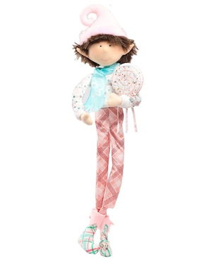Ornamento Navidad duende Queca Designs Little Elfy