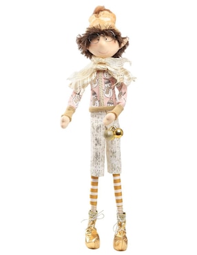Ornamento Navidad duende Queca Designs Little Elfy