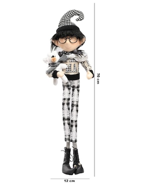 Ornamento Navidad duende Queca Designs Little Elfy