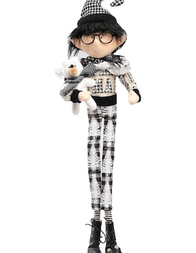 Ornamento Navidad duende Queca Designs Little Elfy