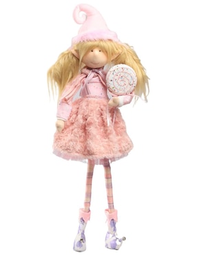 Ornamento Navidad duende Queca Designs Little Elfy