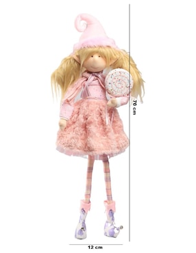Ornamento Navidad duende Queca Designs Little Elfy