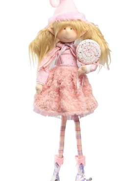 Ornamento Navidad duende Queca Designs Little Elfy