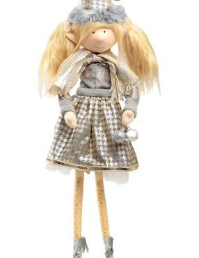Ornamento Navidad duende Queca Designs Little Elfy