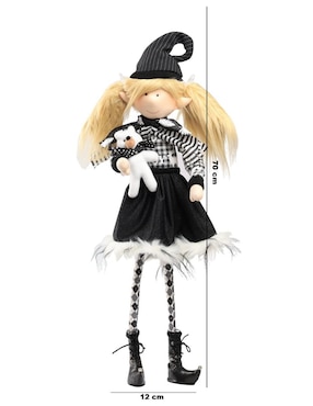 Ornamento Navidad duende Queca Designs Little Elfy