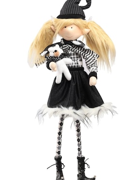 Ornamento Navidad duende Queca Designs Little Elfy