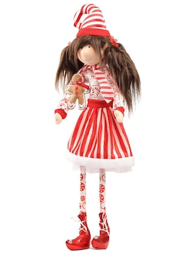 Ornamento Navidad duende Queca Designs Little Elfy
