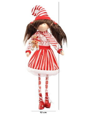 Ornamento Navidad duende Queca Designs Little Elfy