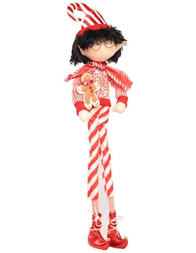 Ornamento Navidad duende Queca Designs Little Elfy