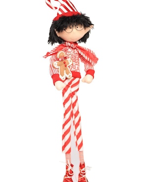 Ornamento Navidad duende Queca Designs Little Elfy