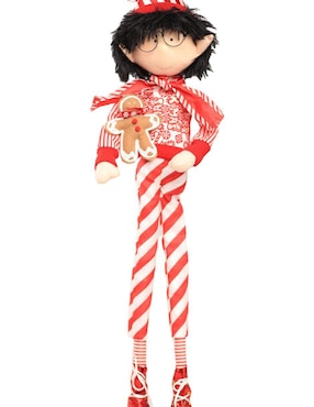 Ornamento Navidad duende Queca Designs Little Elfy