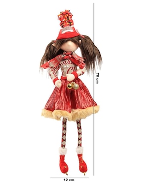 Ornamento Navidad duende Queca Designs Little Elfy
