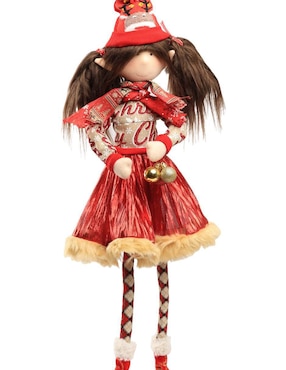 Ornamento Navidad duende Queca Designs Little Elfy