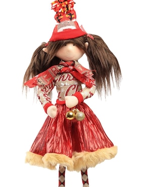 Ornamento Navidad duende Queca Designs Little Elfy