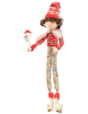Ornamento Navidad duende Queca Designs Little Elfy