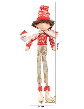 Ornamento Navidad duende Queca Designs Little Elfy