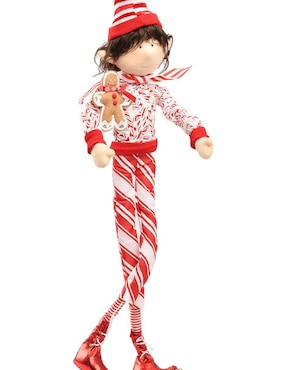 Ornamento Navidad duende Queca Designs Little Elfy