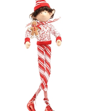 Ornamento Navidad duende Queca Designs Little Elfy