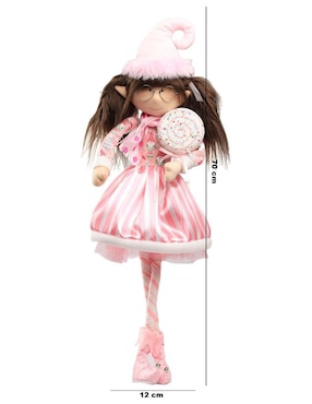 Ornamento Navidad duende Queca Designs Little Elfy
