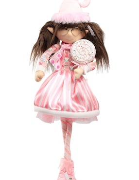 Ornamento Navidad duende Queca Designs Little Elfy