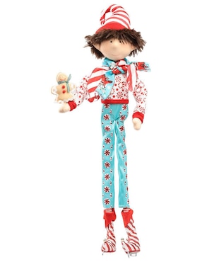 Ornamento Navidad duende Queca Designs Little Elfy