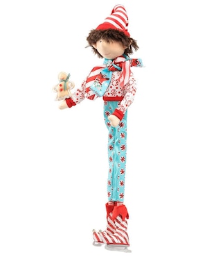 Ornamento Navidad duende Queca Designs Little Elfy