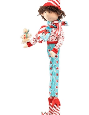Ornamento Navidad duende Queca Designs Little Elfy