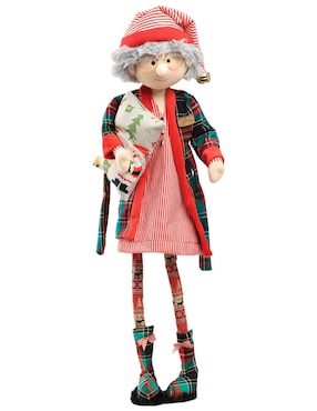 Ornamento Navidad Sra. Claus Queca Designs Little Elfy