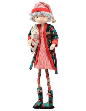 Ornamento Navidad Sra. Claus Queca Designs Little Elfy