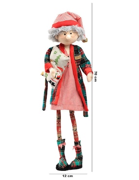 Ornamento Navidad Sra. Claus Queca Designs Little Elfy