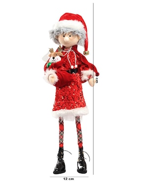 Ornamento Navidad Sra. Claus Queca Designs Little Elfy