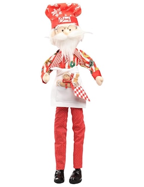 Ornamento Navidad Santa Claus Queca Designs Little Elfy