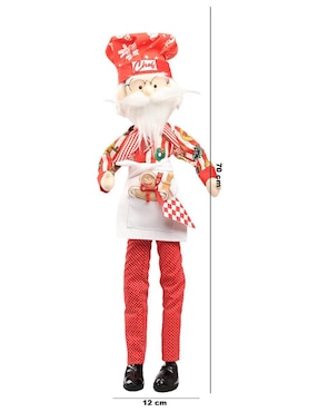 Ornamento Navidad Santa Claus Queca Designs Little Elfy