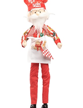 Ornamento Navidad Santa Claus Queca Designs Little Elfy