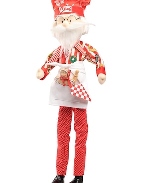 Ornamento Navidad Santa Claus Queca Designs Little Elfy