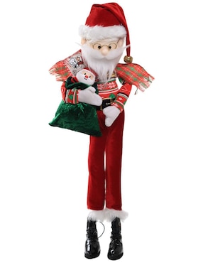 Ornamento Navidad Santa Claus Queca Designs Little Elfy