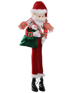 Ornamento Navidad Santa Claus Queca Designs Little Elfy