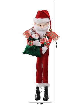 Ornamento Navidad Santa Claus Queca Designs Little Elfy
