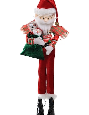 Ornamento Navidad Santa Claus Queca Designs Little Elfy