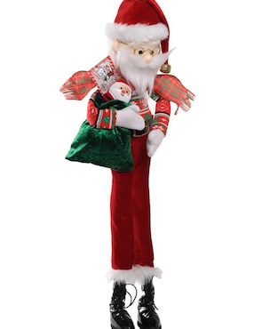 Ornamento Navidad Santa Claus Queca Designs Little Elfy